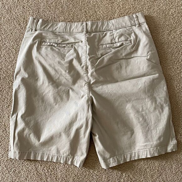 Croft & Barrow Womens Classic Fit Stretch‎ Short Size 16 Khaki - Picture 9 of 9